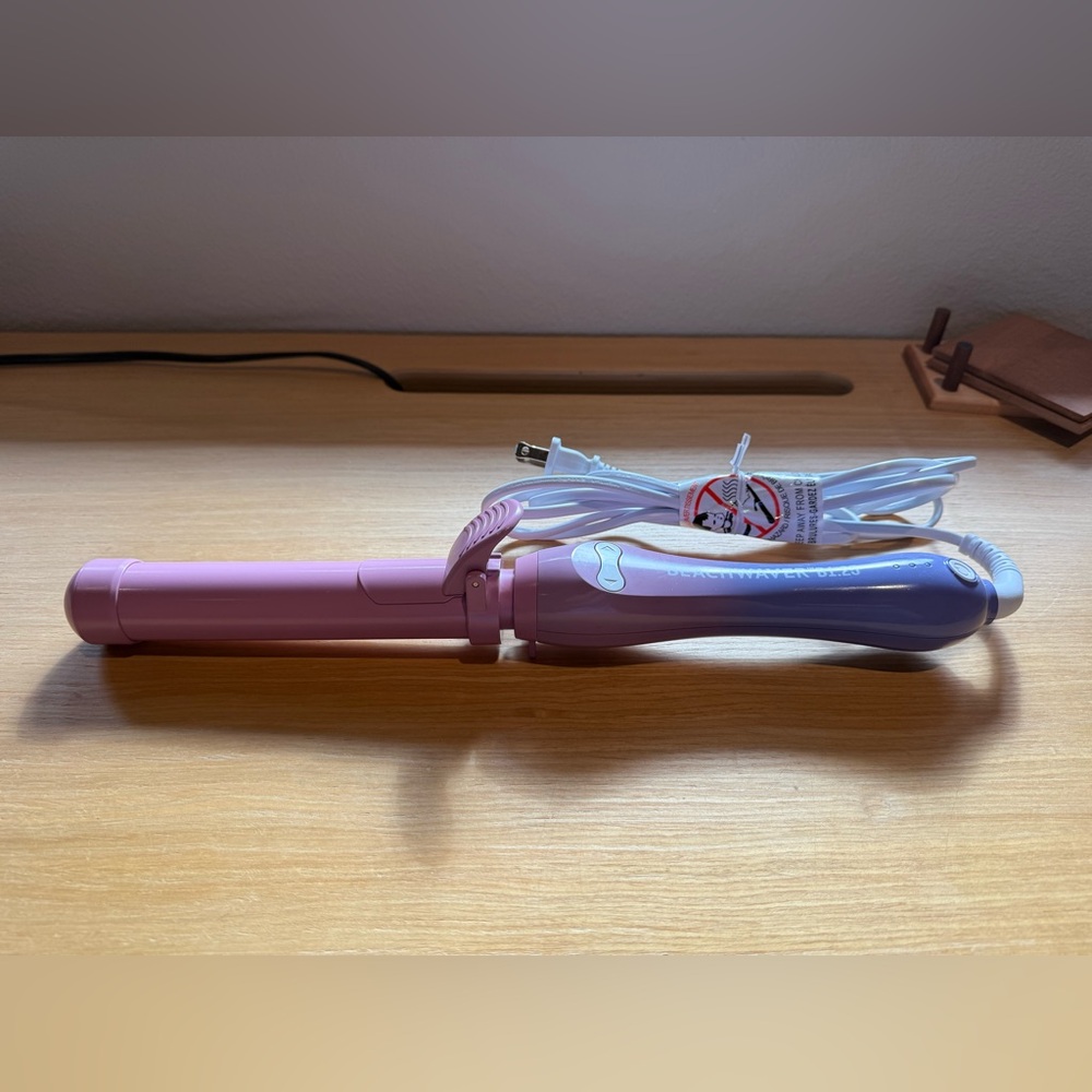 Beachwaver Rotating Hair Curler - Color Pink Sunset - Barrel 1.25”
